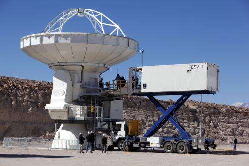 Cryogenic catering truck comes to the ALMA observatory
