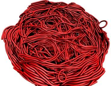 Disease-causing tangle could spawn new materials