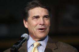 Doctors question Perry's stem cell back treatment (AP)