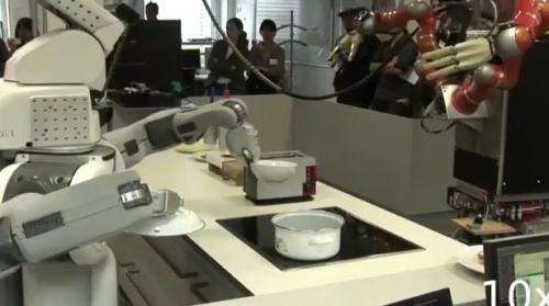 TUM robots 'Kinect' to sandwiches and popcorn 