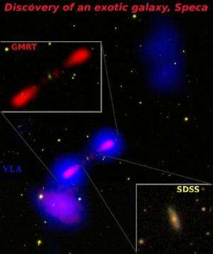 Exotic galaxy reveals tantalizing tale