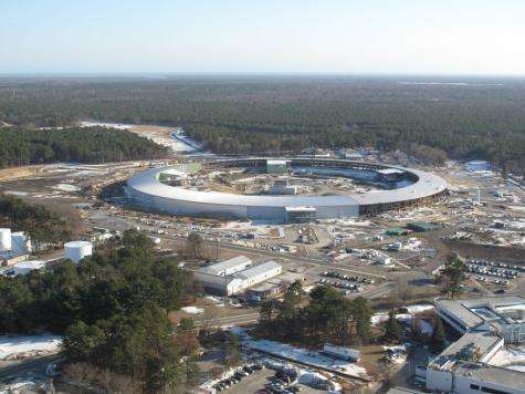 Brookhaven lab's new light source halfway there