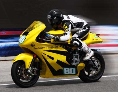 Fastest electric bike tops 200 mph for world record