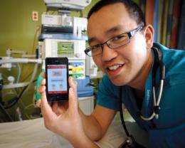 Free phone app helped doctors perform better in simulated cardiac emergency