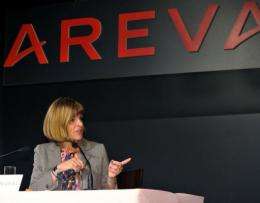 French nuclear group Areva chief executive Anne Lauvergeon