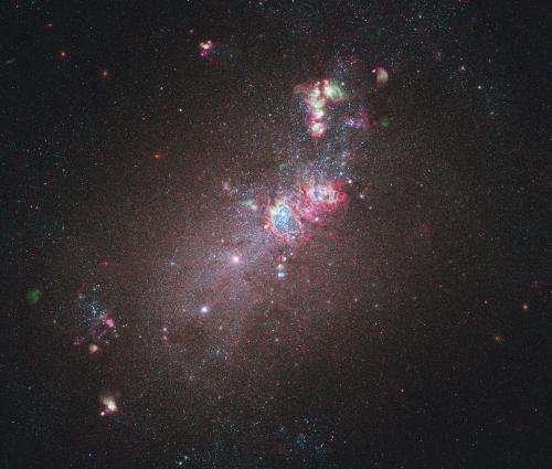 Galaxy NGC 4214: A star formation laboratory