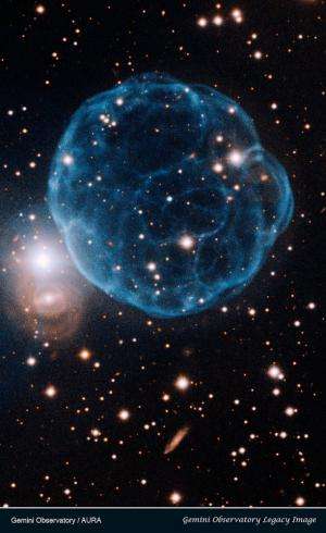 Gemini Image Captures Elegant Beauty of Planetary Nebula Discovered by Amateur Astronomer