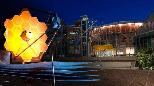 Giant Webb space telescope model to 'Land' in Baltimore