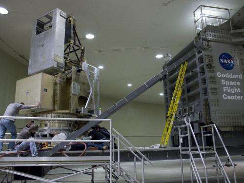 GPM satellite takes a spin on the high capacity centrifuge