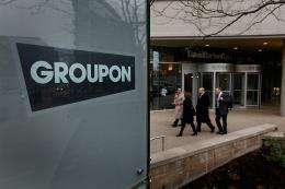 Groupon said Thursday that it was seeking to raise as much as $750 million in an initial public offering