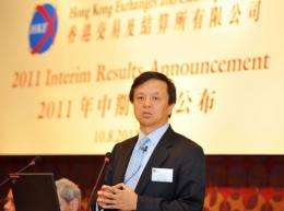 Hong Kong stock exchange chief executive Charles Li