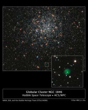 Hubble finds stellar life and death in a globular cluster