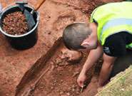 Archaeologists discover skeleton in doctor's garden