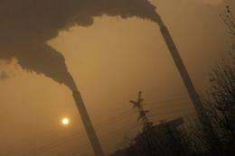 Industry is one of the biggest sources of black carbon, found in soot