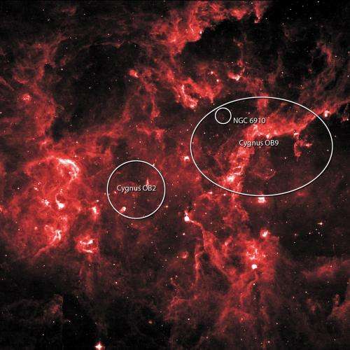 In the heart of Cygnus, NASA's Fermi reveals a cosmic-ray cocoon
