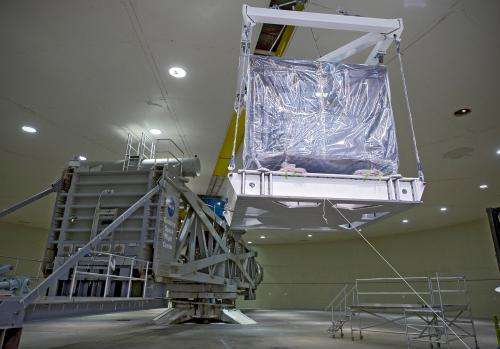 James Webb space telescope ISIM on 'spin cycle'