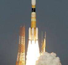 Japan's H-IIB rocket lifts off from the Tanegashima space centre in southern Japan in January