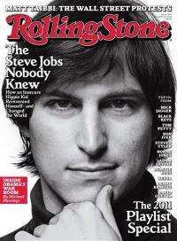 Jobs painted as romantic teen in 'Rolling Stone' (AP)