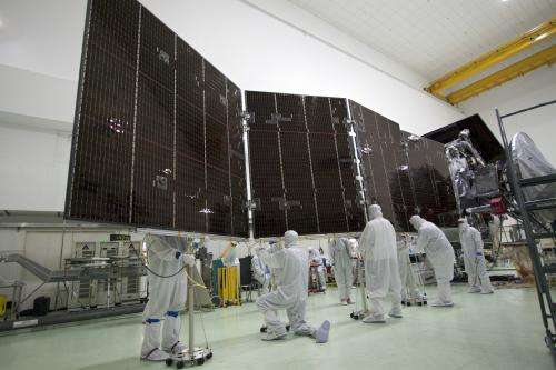 Juno solar panels complete testing