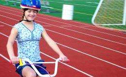 Kids with Down syndrome who bike ride are less sedentary overall