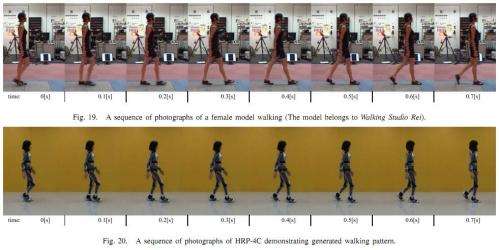 HRP-4C female robot has a new walk (w/ video)
