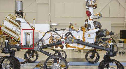 Mars Rover Carries Device for Underground Scouting