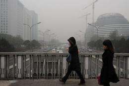 Millions of Chinese went online Tuesday to vent their anger over the thick smog that has blanketed Beijing