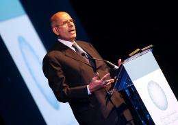 Mohamed ElBaradei addresses the opening session of the Dubai Global Energy Forum