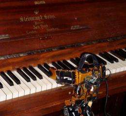 Music-playing robot developed by Drexel students