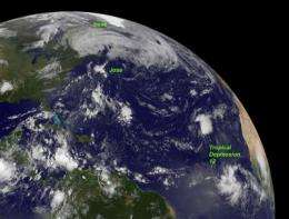 NASA eyes two more Atlantic tropical cyclones while Irene drenches Canada