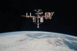 NASA image released in June 2011 shows the International Space Station and the docked space shuttle Endeavour