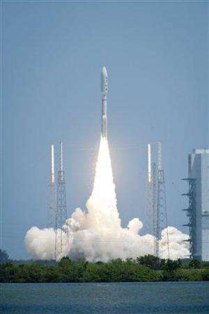 NASA launches spacecraft on 5-year trip to Jupiter (AP)