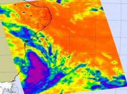 NASA's Aqua Satellite spots rare Southern Atlantic sub-tropical storm