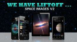 NASA space images app, website broaden cosmic horizons 		 	