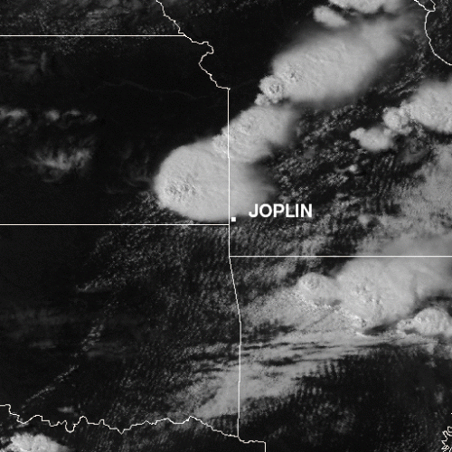 NASA's TRMM satellite saw heavy rainfall in supercell that spawned Joplin tornado