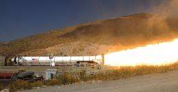 NASA successfully tests five-segment solid rocket motor
