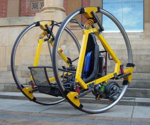 New electric diwheel hints at future of city transportation