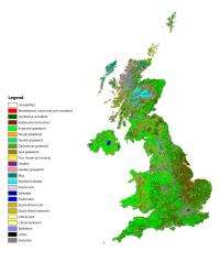 New map shows makeup of British landscape