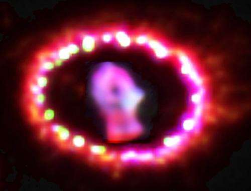New supernova remnant lights up