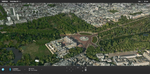 Nokia Maps set the 3D world on fire, with heat maps