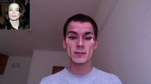 Software developer shows face-swapping in realtime (w/ video)