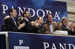 Pandora gains point to healthy Internet IPO future (AP)