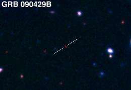 Possibly the most distant object known
