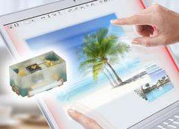 Powerful mini-LEDs for thin touchscreens