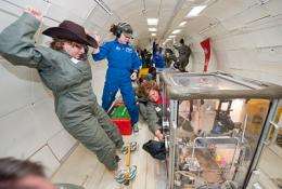 PPPL lets teachers hitch a ride on NASA's Zero-G
