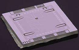 Prototype 'optics table on a chip' places microwave photon in two colors at once