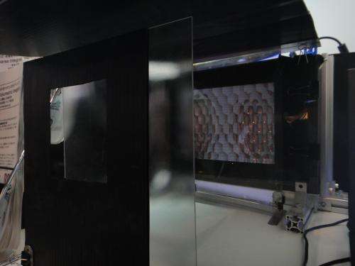 Prototype uses multi-lens display for 3-D depth