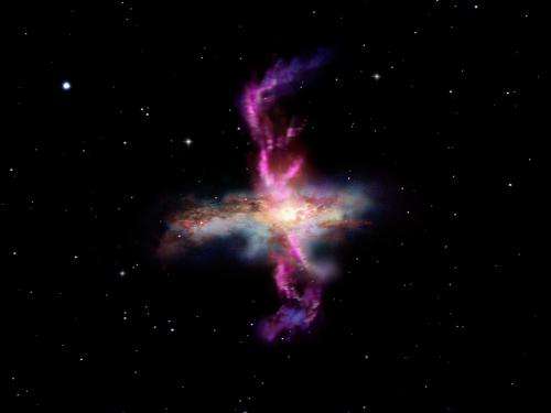 Raging storms sweep away galactic gas