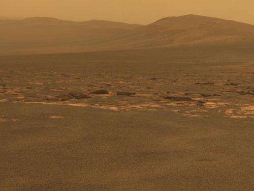 Rover arrives at new site on martian surface