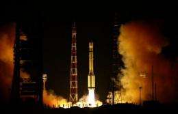 Russia on Friday successfully launched three satellites for its global navigation system Glonass on a Proton-M rocket